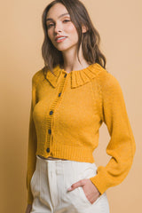 Short collard sweater | Mixtshop LLC
