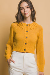 Short collard sweater | Mixtshop LLC