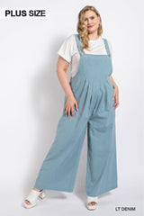Pintuck detail overall with side pockets | Mixtshop LLC