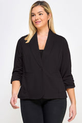 Techno Scuba Blazer W/pockets | Mixtshop LLC