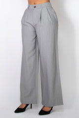 High-rise Stripe Wide Leg Pants | Mixtshop LLC