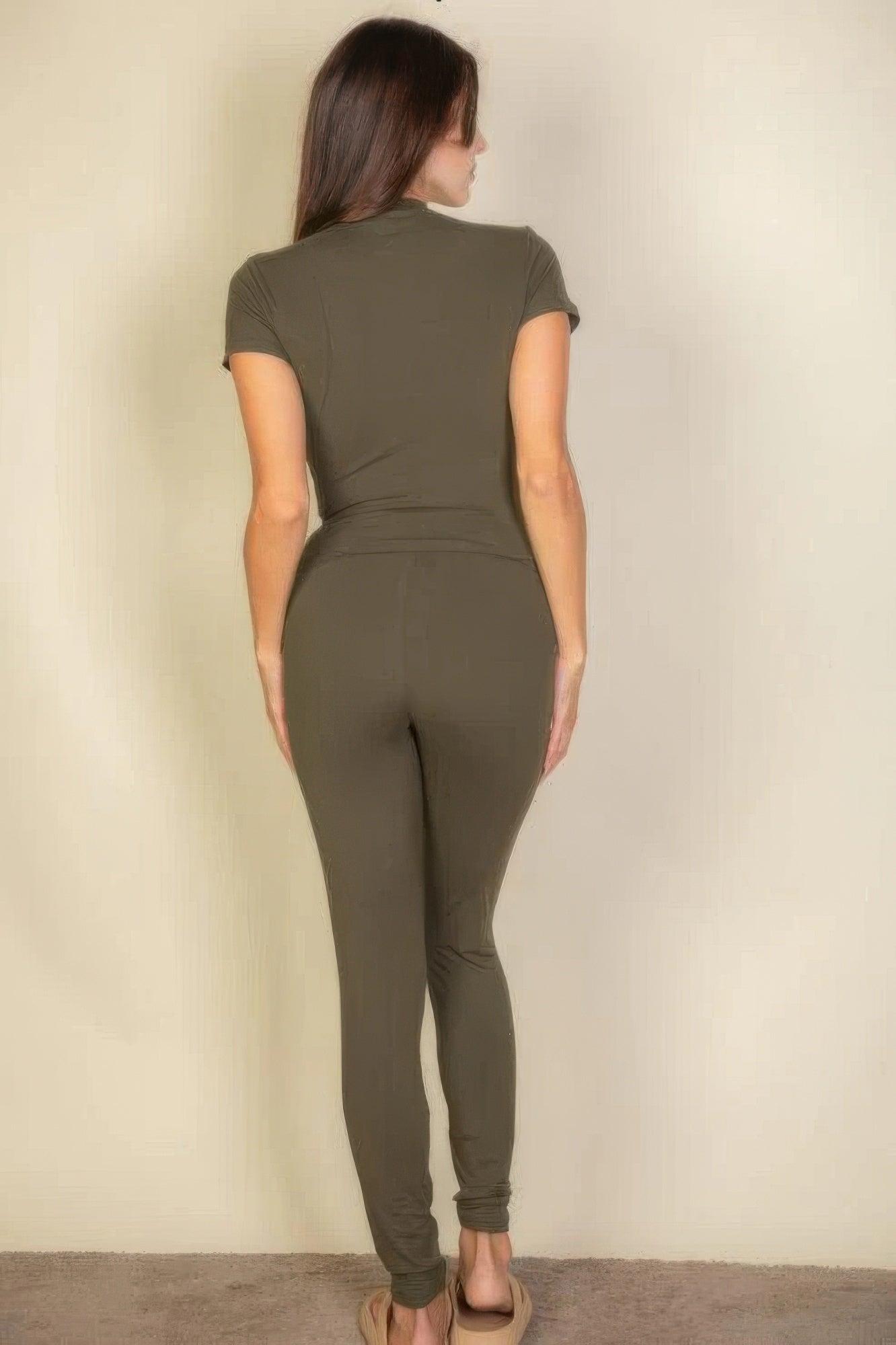 Basic Solid Leggings | Mixtshop LLC