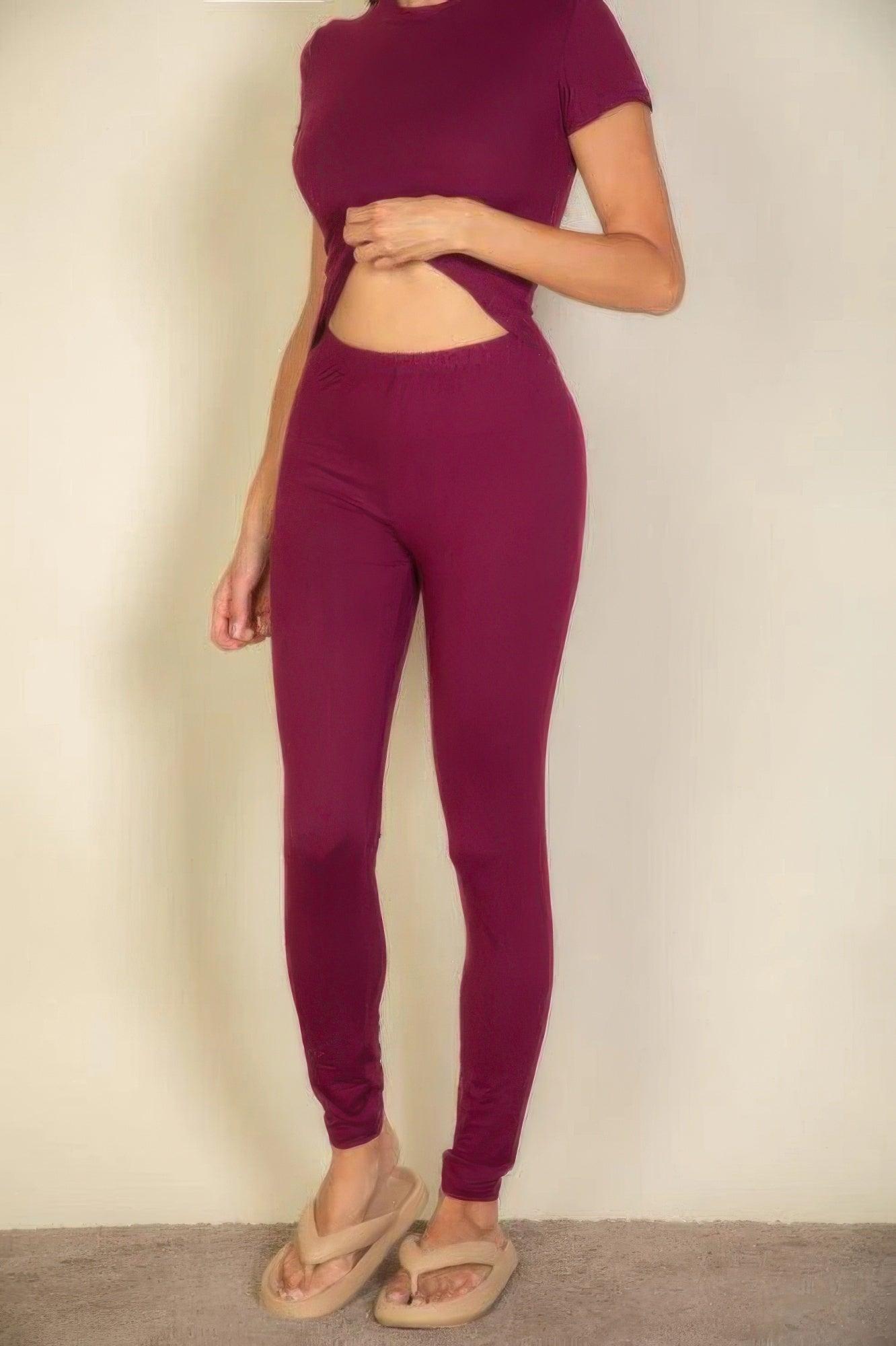 Basic Solid Leggings | Mixtshop LLC