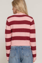 Long Slv Crew Neck Stripe Sweater | Mixtshop LLC