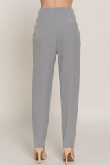 High Waist Pintuck Detail Long Pants | Mixtshop LLC