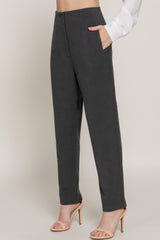 High Waist Pintuck Detail Long Pants | Mixtshop LLC