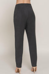 High Waist Pintuck Detail Long Pants | Mixtshop LLC