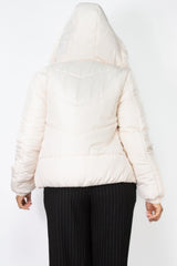 Insulated Zip-up Faux Fur Hooded Jacket | Mixtshop LLC