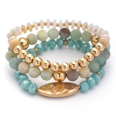 Multi Mix Bead Stretch Bracelet Set | Mixtshop LLC