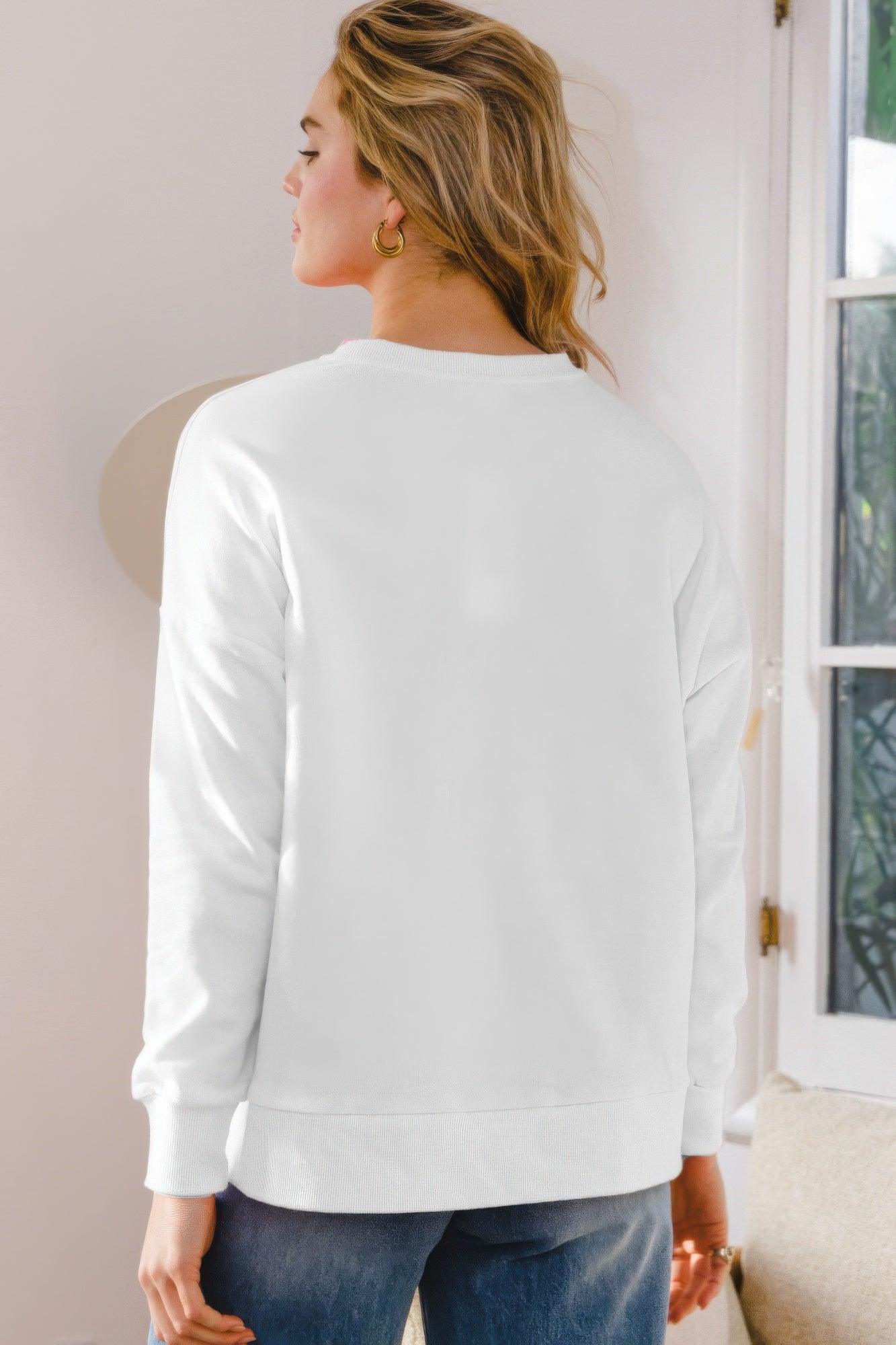 Smiley Flower Oversized Pullover | Mixtshop LLC