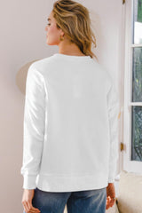 Smiley Flower Oversized Pullover | Mixtshop LLC