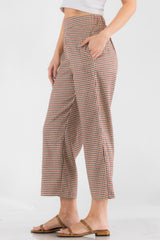 Gingham High Waist Pants | Mixtshop LLC