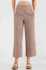 Gingham High Waist Pants | Mixtshop LLC