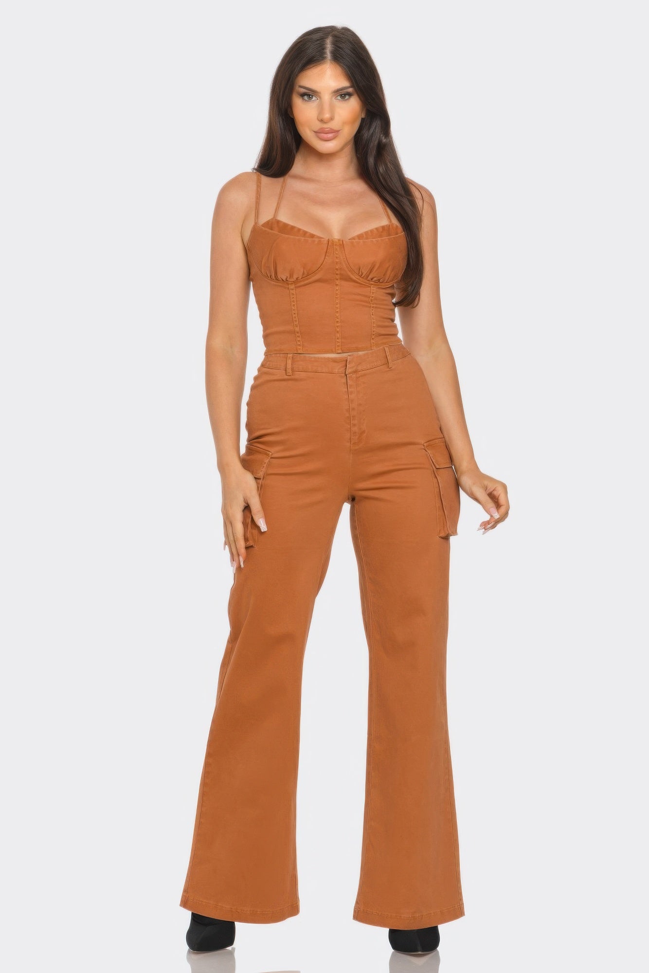 Crop Jacket 3pcs Set | Mixtshop LLC