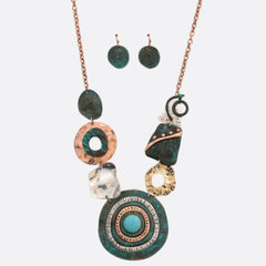 Round Metal Necklace | Mixtshop LLC