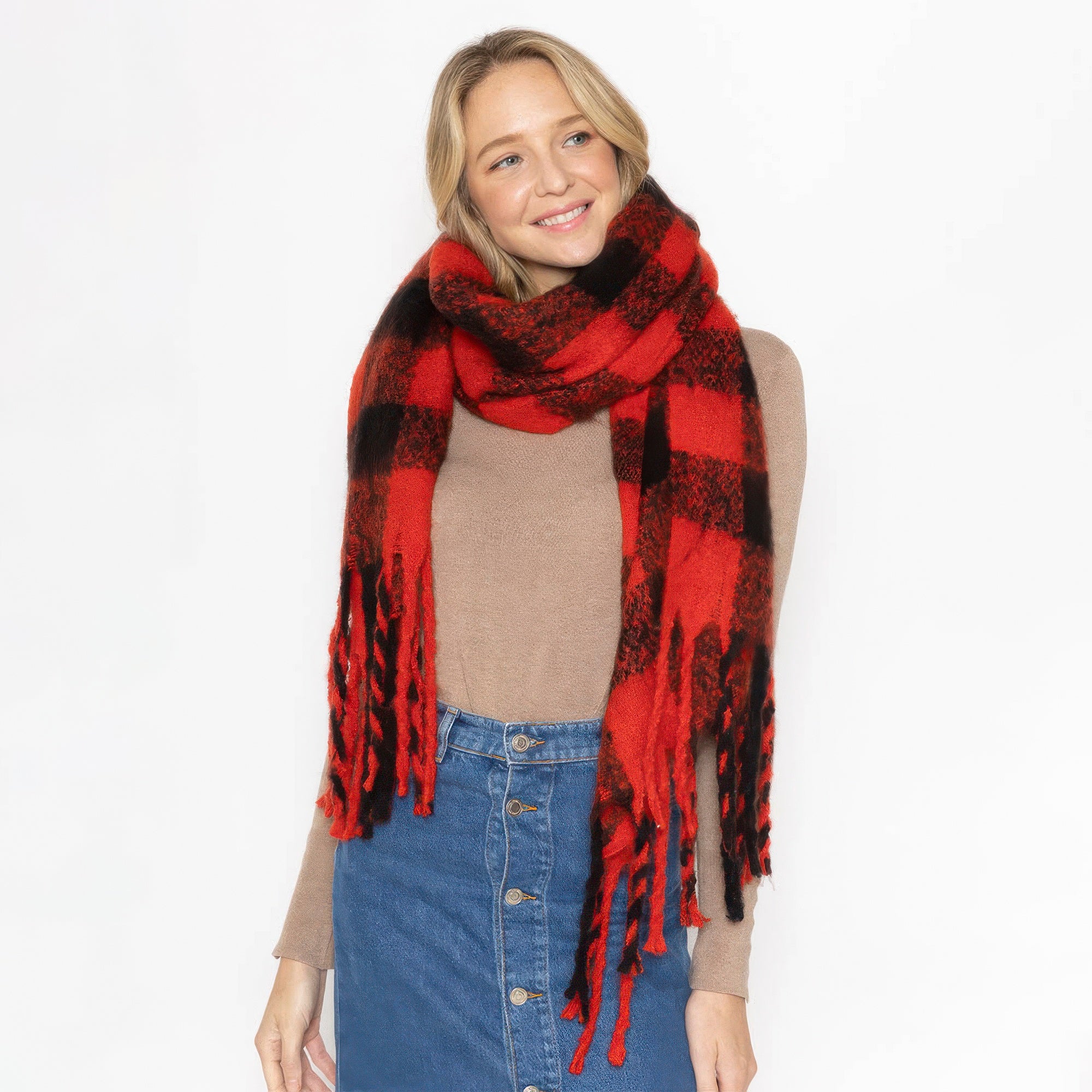 Buffalo Plaid Scarf | Mixtshop LLC