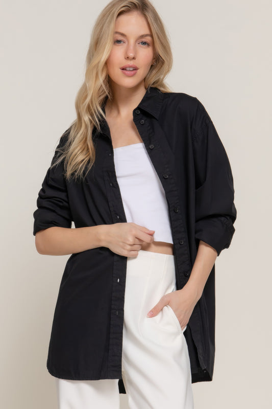 Long Sleeve Loose Fit Shirt | Mixtshop LLC