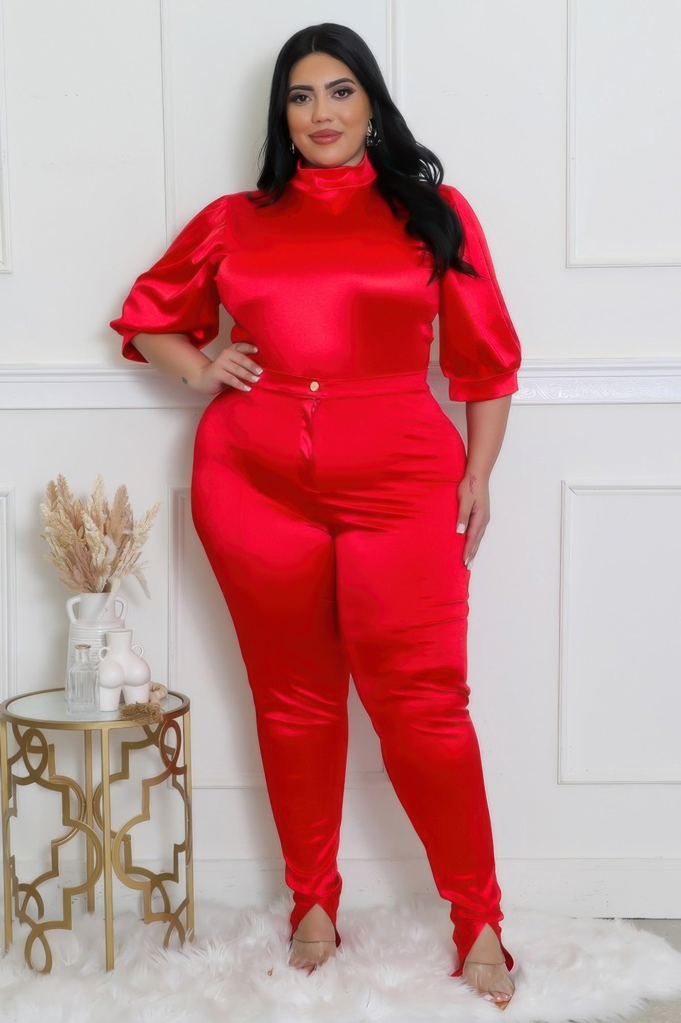 Two Piece Set, Semi-stretch Bodysuit | Mixtshop LLC