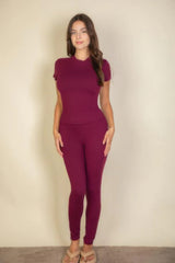 Short Sleeve Round Neck T Shirt | Mixtshop LLC