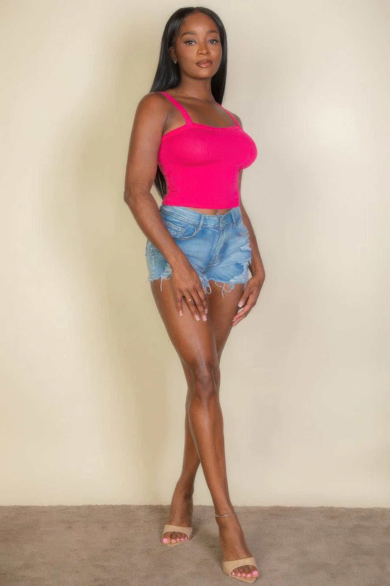 Solid Strap Tank Top | Mixtshop LLC