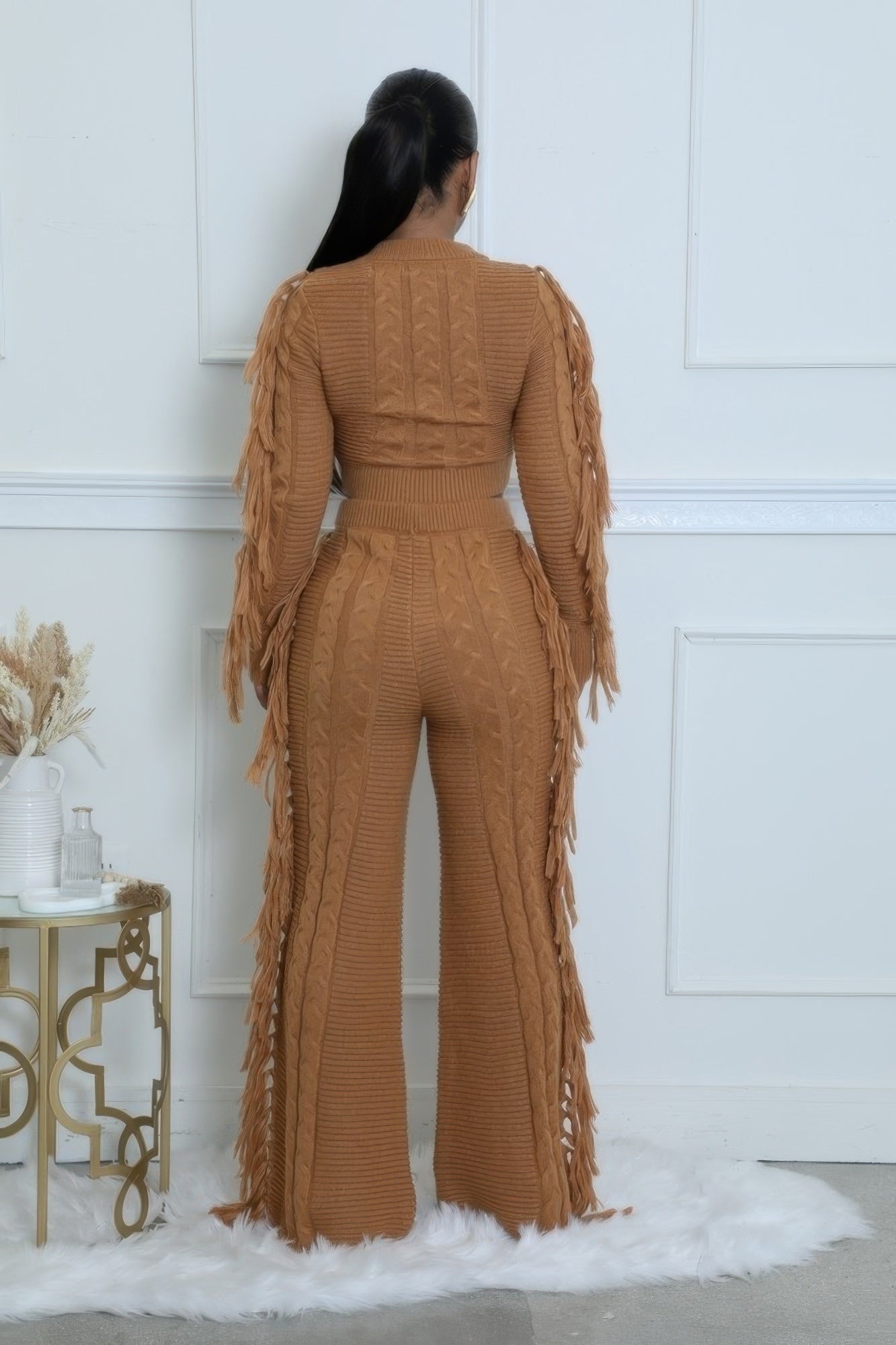 Knitted Stretch Pant Set | Mixtshop LLC