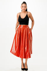 Midi Skirt With Pockets | Mixtshop LLC