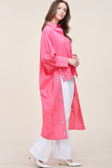 Oversized Shirt With Long Back | Mixtshop LLC