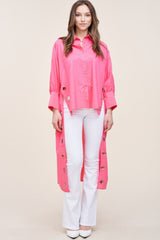 Oversized Shirt With Long Back | Mixtshop LLC