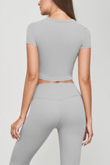 Seamless Short Sleeve Crop Tee | Mixtshop LLC