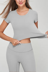 Seamless Short Sleeve Crop Tee | Mixtshop LLC