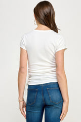 Side Ruched Detail Top | Mixtshop LLC