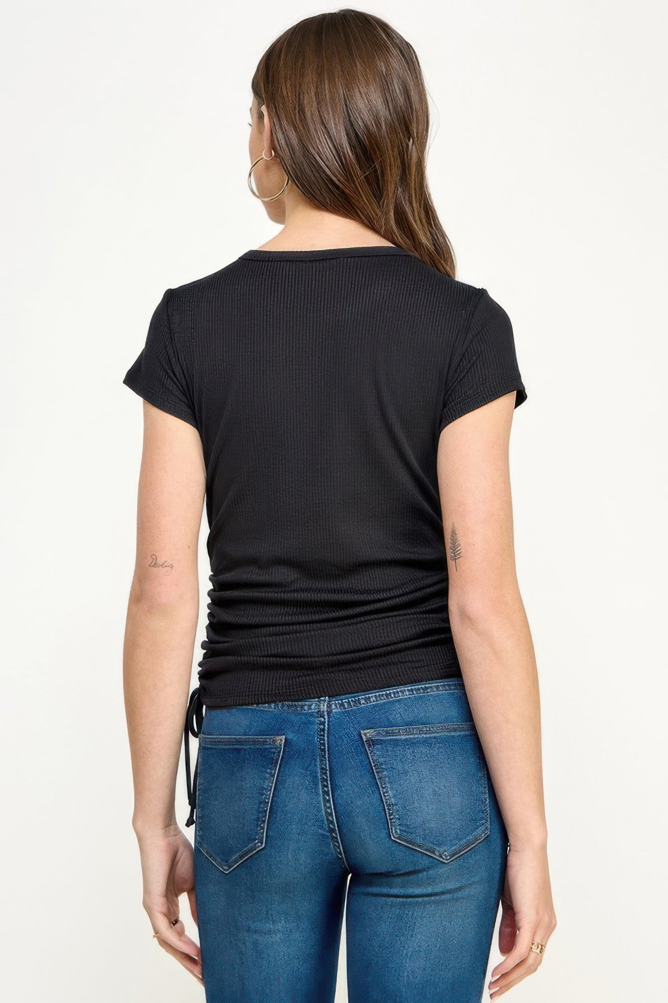 Side Ruched Detail Top | Mixtshop LLC