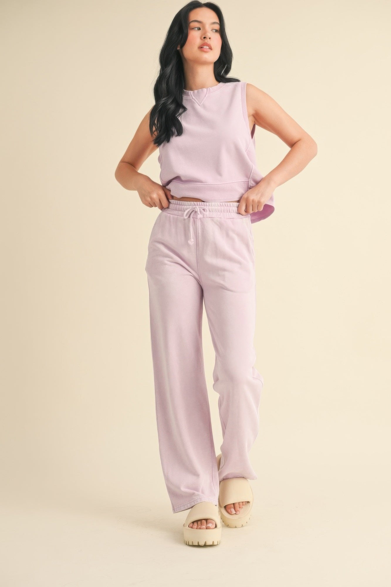 Mineral Wash Sleeveless Top | Mixtshop LLC