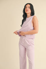 Mineral Wash Sleeveless Top | Mixtshop LLC