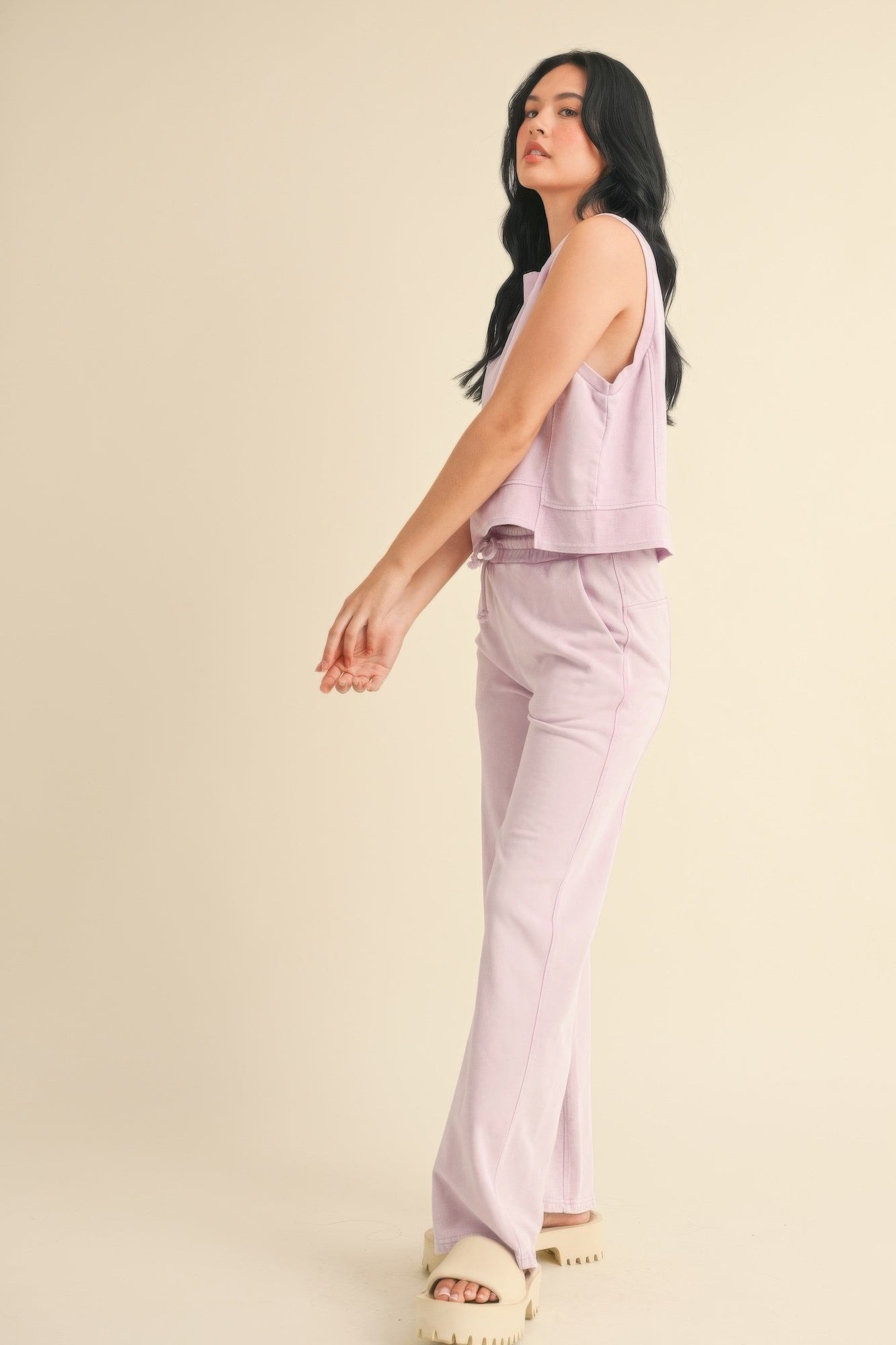 Mineral Wash Sleeveless Top | Mixtshop LLC