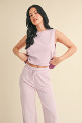 Mineral Wash Sleeveless Top | Mixtshop LLC