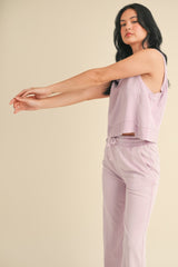 Mineral Wash Sleeveless Top | Mixtshop LLC