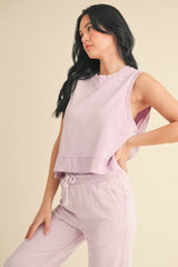 Mineral Wash Sleeveless Top | Mixtshop LLC