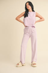 Mineral Wash Sleeveless Top | Mixtshop LLC