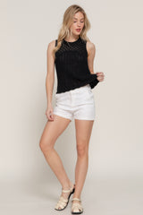 Sleeveless Crochet Spring Sweater | Mixtshop LLC