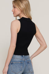 Sleeveless Polo Spring Sweater | Mixtshop LLC
