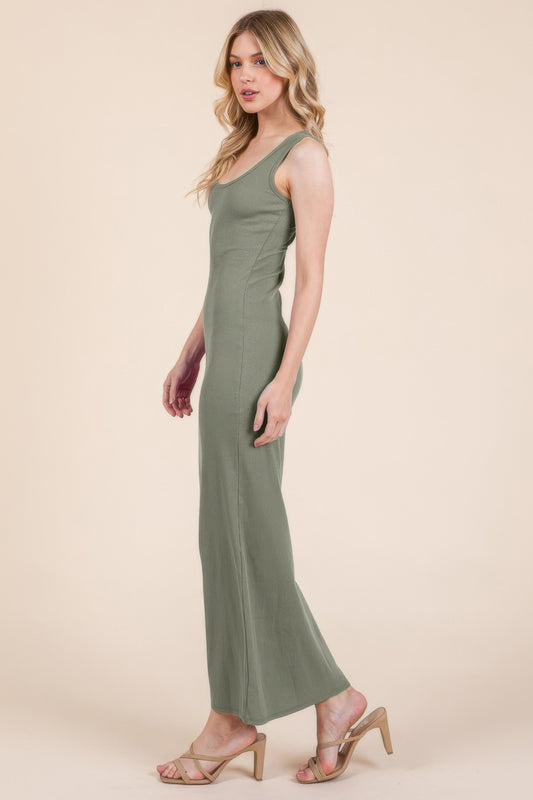 Sleeveless Rib Maxi Dress | Mixtshop LLC