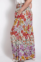 Flare Wide Leg And Waist Smocked Pants With Side Pocket | Mixtshop LLC