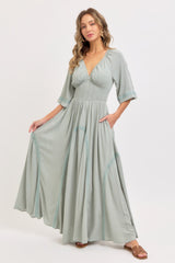 Romantic Flowy Maxi Dress | Mixtshop LLC