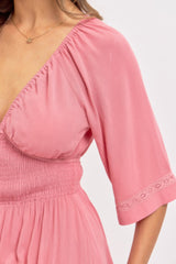 Romantic Flowy Maxi Dress | Mixtshop LLC