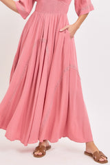 Romantic Flowy Maxi Dress | Mixtshop LLC