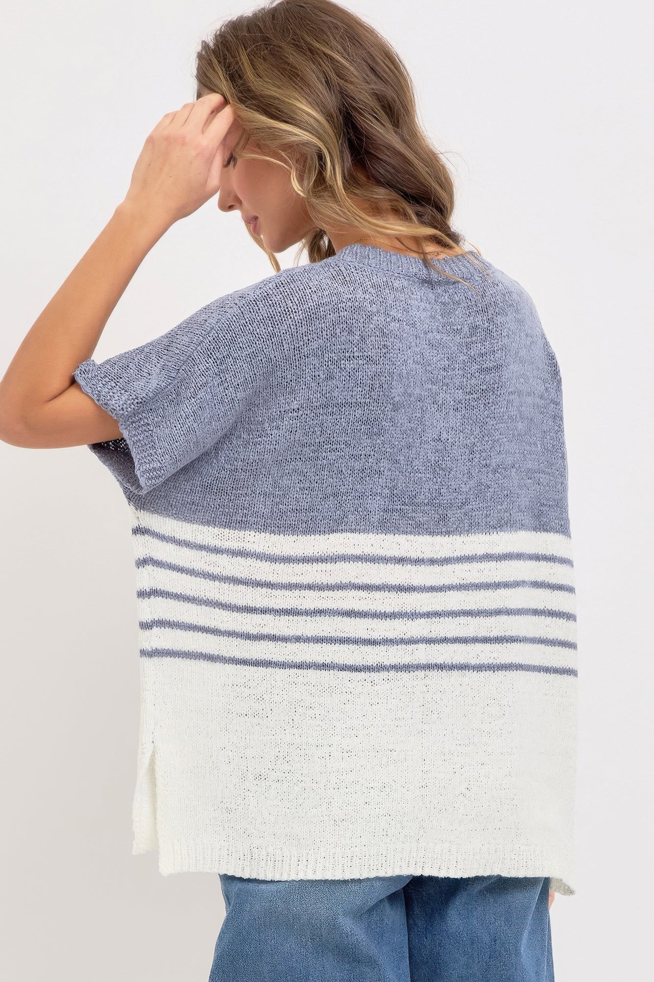 Casual Oversized Knit Top | Mixtshop LLC