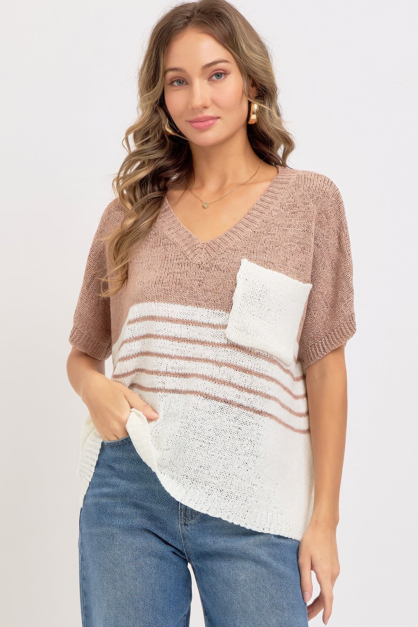 Casual Oversized Knit Top | Mixtshop LLC