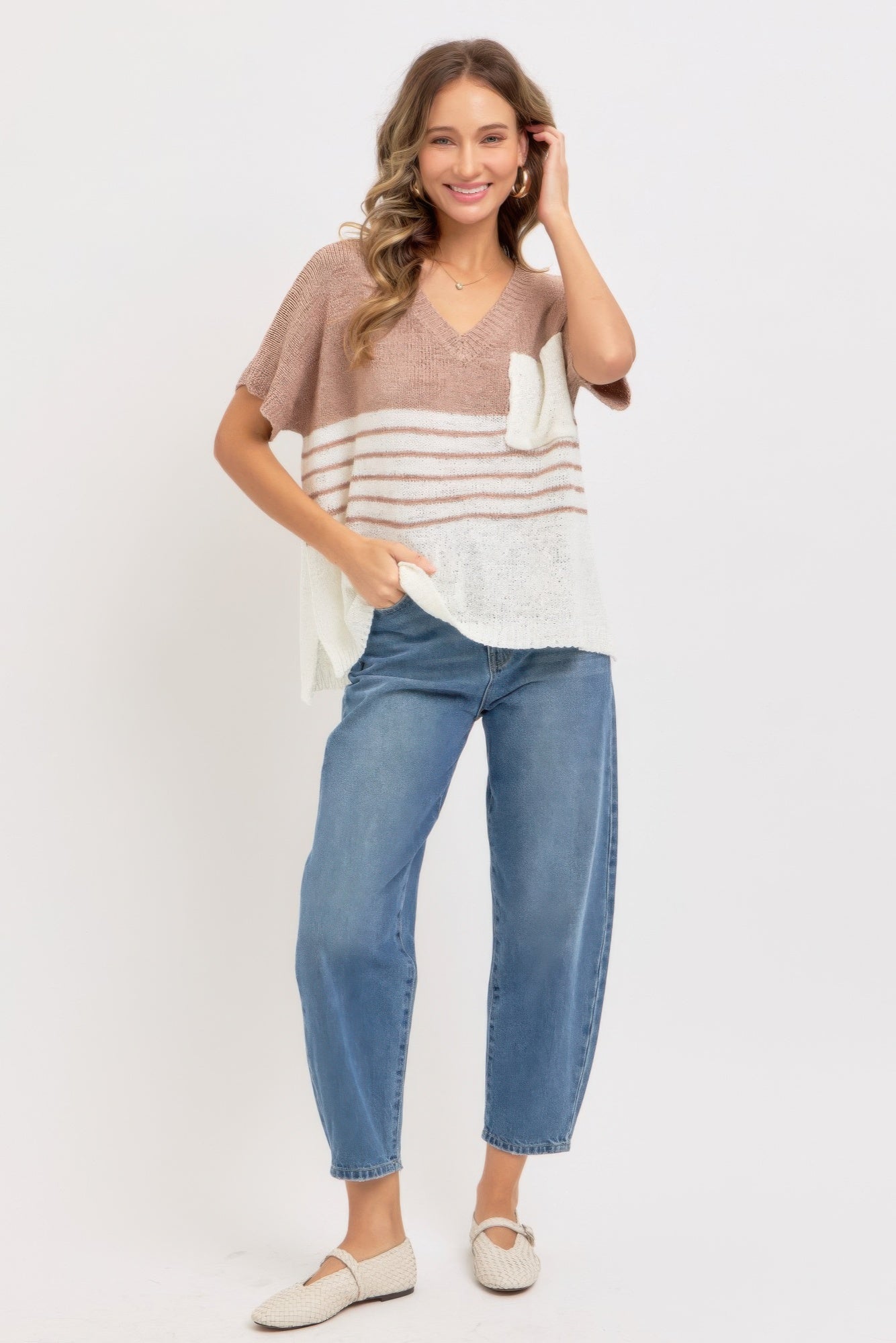 Casual Oversized Knit Top | Mixtshop LLC