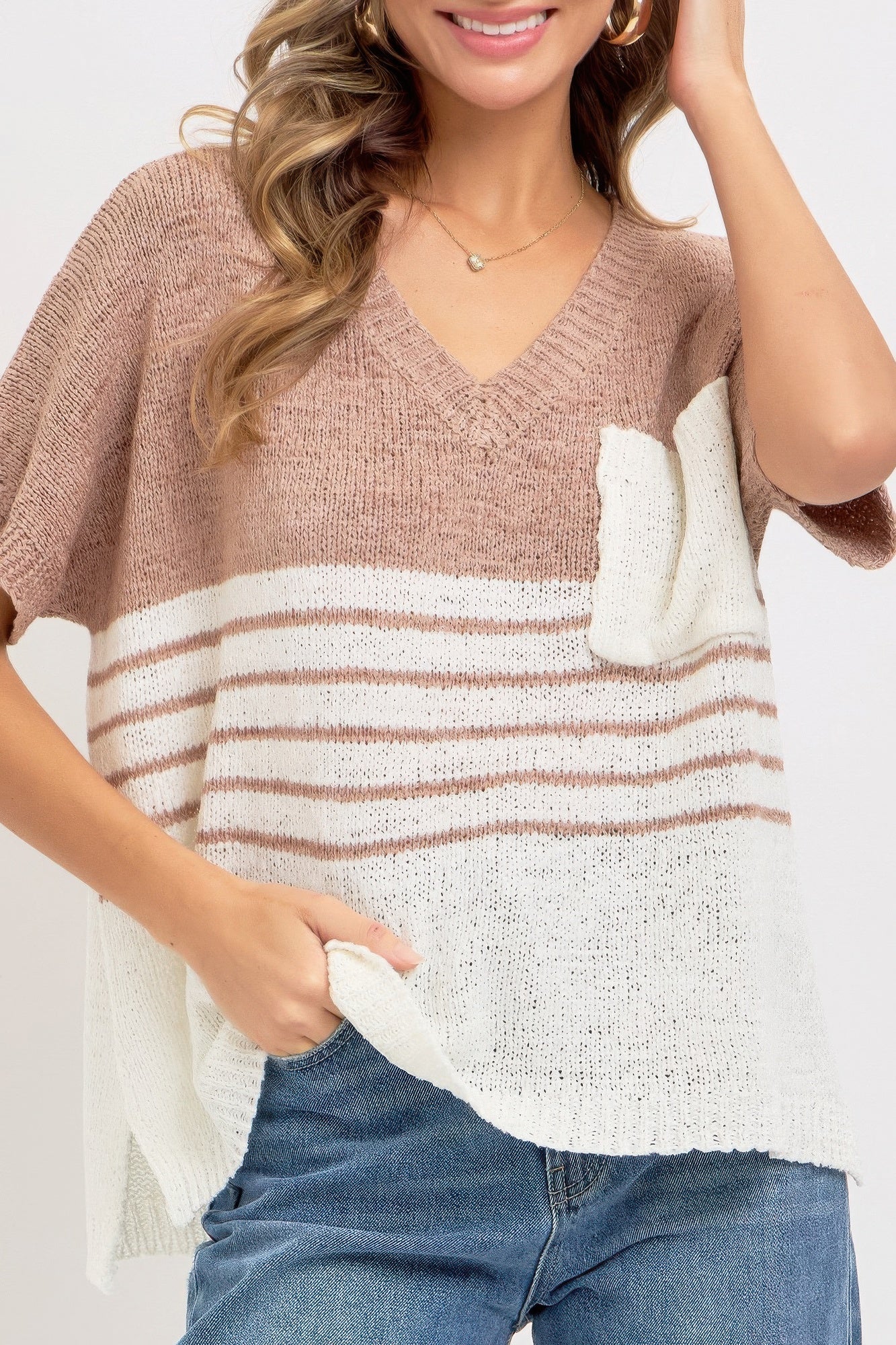 Casual Oversized Knit Top | Mixtshop LLC